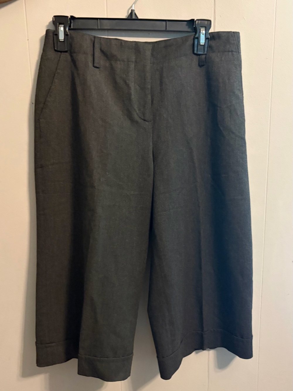 Thalian Grey Dress Pants with Purple Lining